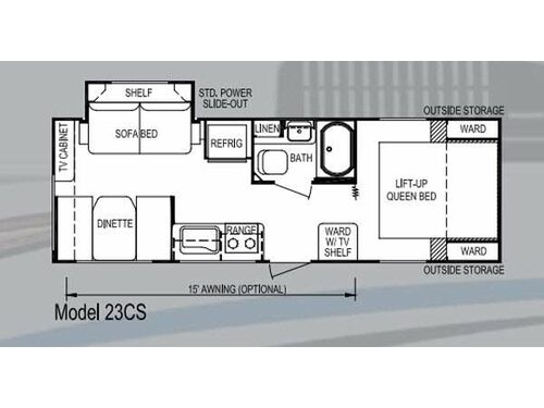 Floorplan - 2012 Skyline Koala 23CS