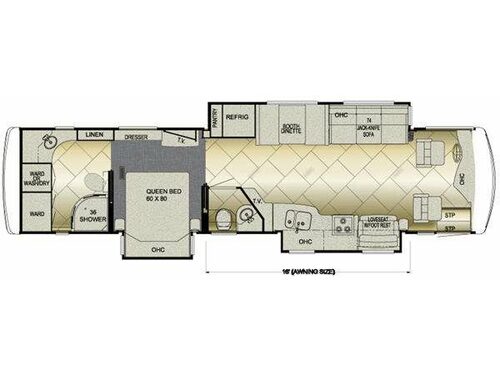 Floorplan - 2012 Newmar Ventana LE 3862
