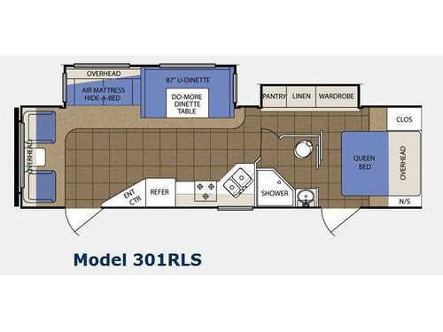 LaCrosse 301RLS Floorplan