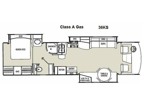 Floorplan - 2012 Coachmen RV Encounter 36KS