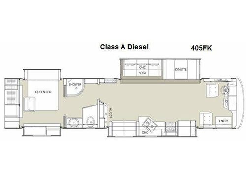 Floorplan - 2012 Coachmen RV Sportscoach Pathfinder 405FK