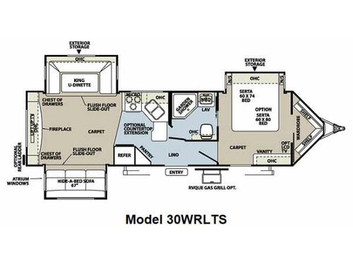 Flagstaff V-Lite 30WRLTS Floorplan