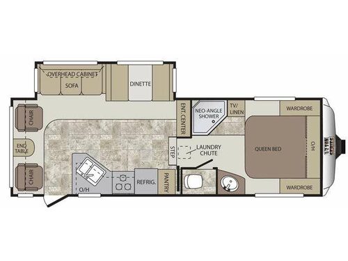 Floorplan - 2012 Keystone RV Cougar X-Lite 276RLSWE