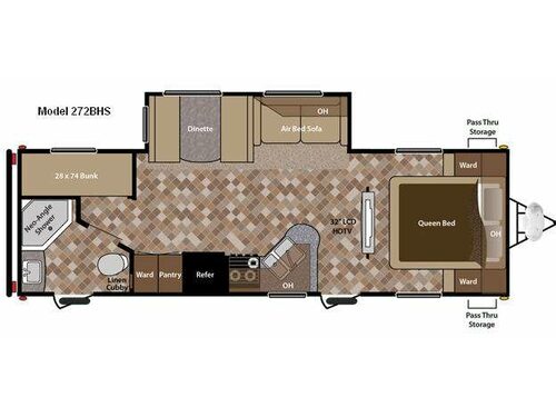 Sprinter 272BHS Floorplan