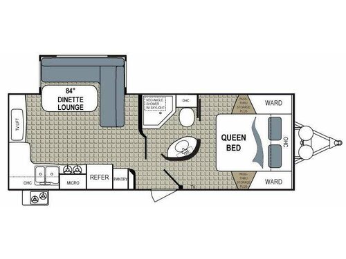 Floorplan - 2012 Dutchmen RV Kodiak 242RESL