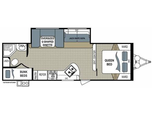 Kodiak 284BHSL Floorplan