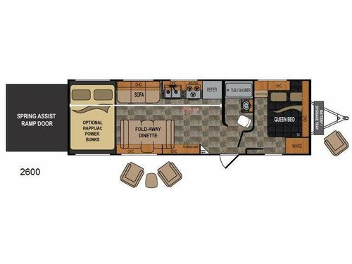 Floorplan - 2012 Dutchmen RV Rubicon 2600