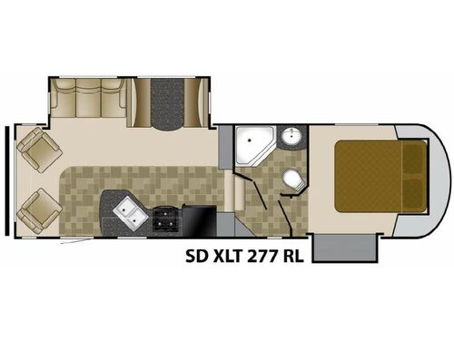 Sundance XLT 277RL Floorplan