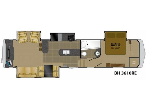 Floorplan - 2012 Heartland Bighorn 3610RE
