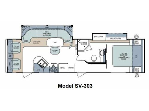 Surveyor Select SV-303 Floorplan