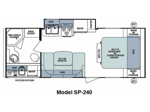 Surveyor Sport SP-240 Floorplan