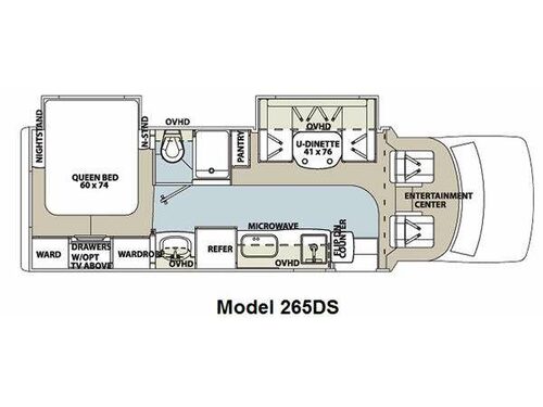 Floorplan - 2012 Forest River RV Lexington 265DS