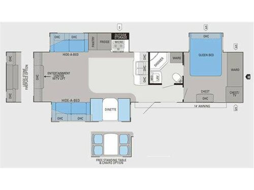 Eagle 330RLTS Floorplan