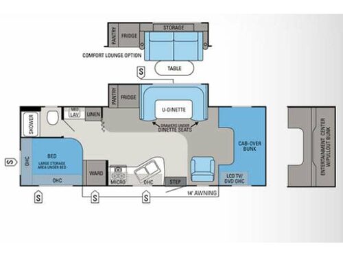 Floorplan - 2012 Jayco Greyhawk 26DS
