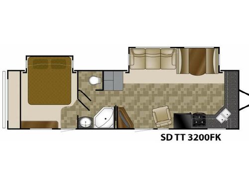 Floorplan - 2012 Heartland Sundance 3200FK