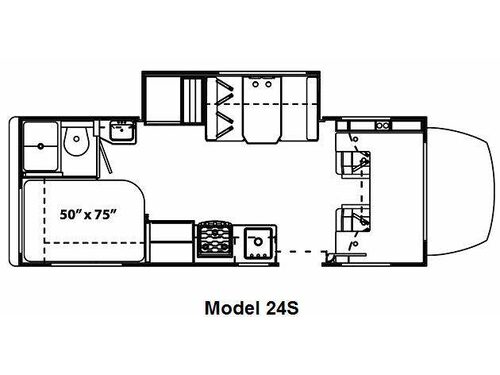 Floorplan - 2012 Forest River RV Solera 24S