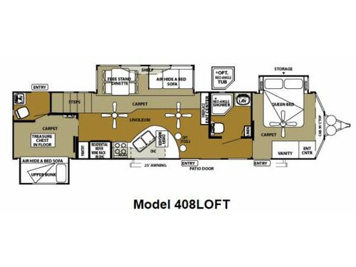 Wildwood Grand Lodge 408LOFT Floorplan