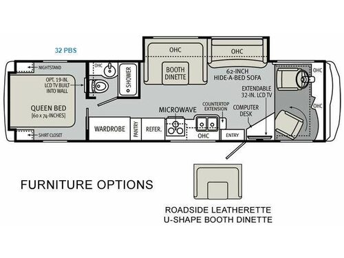 Floorplan - 2012 Holiday Rambler Aluma Lite A 32PBS