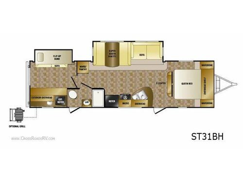 Sunset Trail ST31BH Floorplan