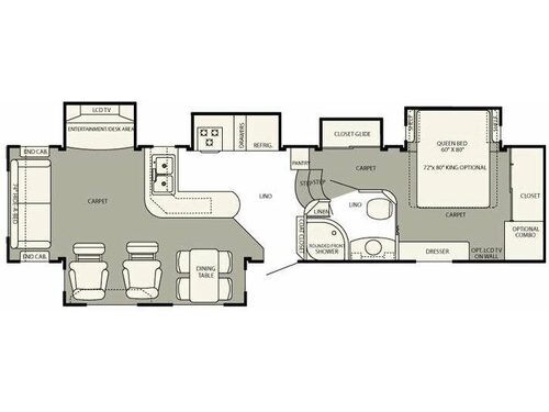 Floorplan - 2012 NuWa HitchHiker Discover America 363 RSB