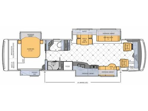 Floorplan - 2012 Newmar Dutch Star 3734