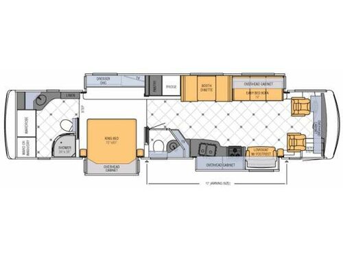 Floorplan - 2012 Newmar Ventana 4062