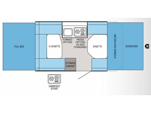 Jay Series Sport 10FD Floorplan