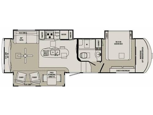 Floorplan - 2012 Redwood RV Redwood 31SL