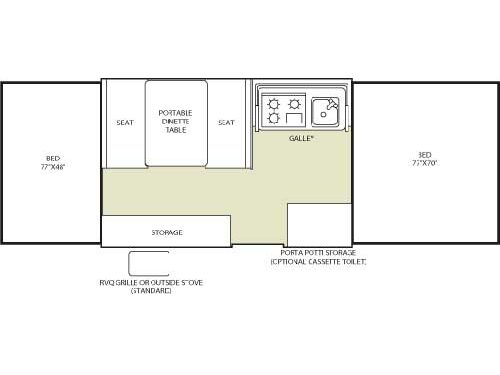 Floorplan - 2006 Fleetwood RV Americana SantaFe