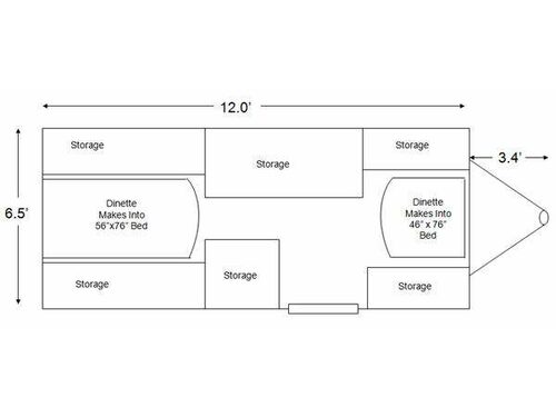Floorplan - 2012 ALiner Scout Scout