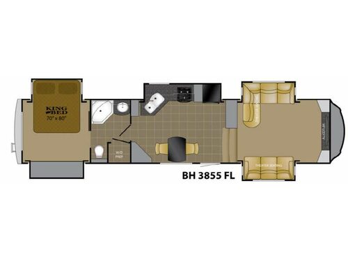 Bighorn 3855FL Floorplan
