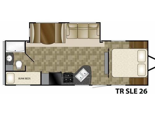 Trail Runner SLT 26 SLE Floorplan