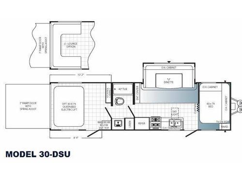 Puma Unleashed 30-DSU Floorplan
