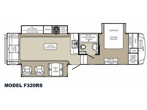 Columbus F320RS Floorplan