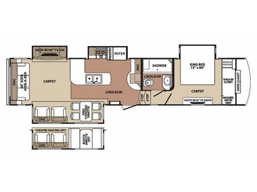 Blue Ridge 3600RS Floorplan