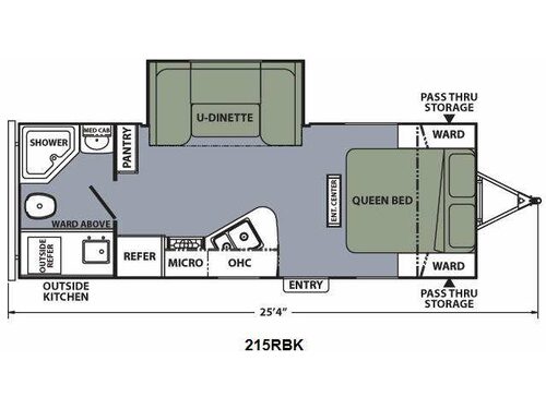 Floorplan - 2013 Coachmen RV Apex Ultra-Lite 215RBK
