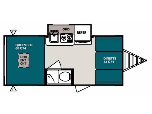 Floorplan - 2013 Forest River RV R Pod RP 177
