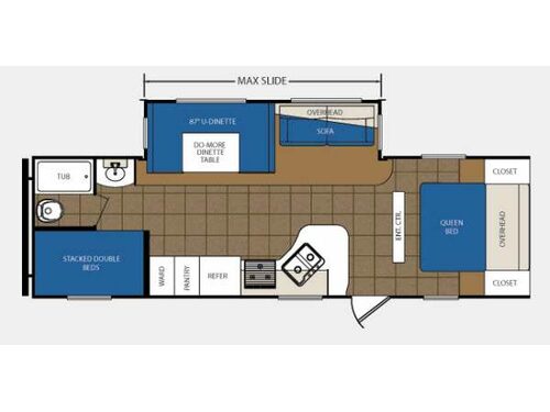 Floorplan - 2013 Prime Time Manufacturing Avenger 28BHS
