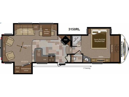 Montana 3150 RL Floorplan
