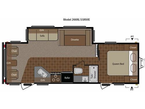 Floorplan - 2013 Keystone RV Springdale 266RLSSR