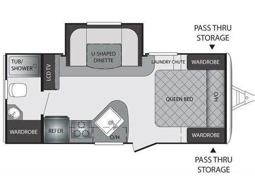 Premier Ultra Lite 19FBPR Floorplan