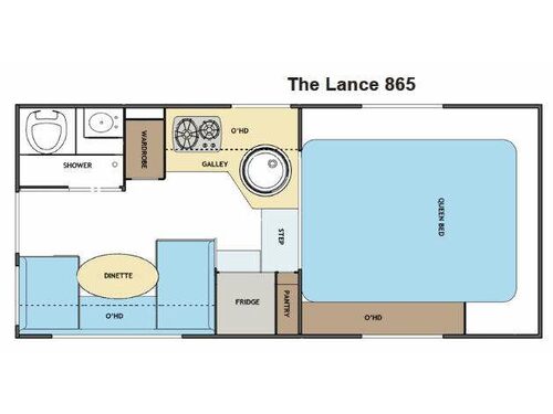 Floorplan - 2013 Lance 865
