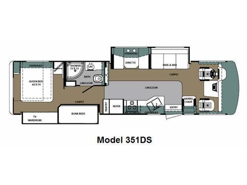 Georgetown 351DSF Floorplan