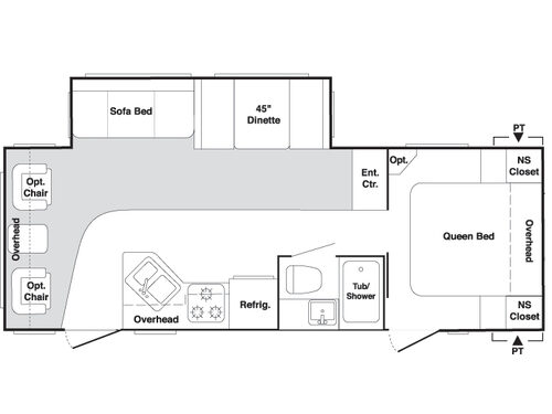 Floorplan - 2006 Keystone RV Springdale 266RELLGL