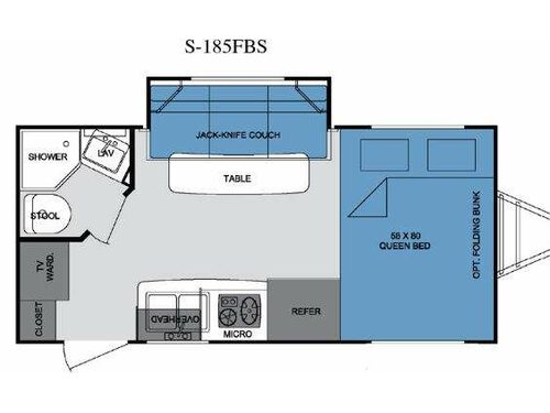 Floorplan - 2013 Cruiser Shadow S-185FBS