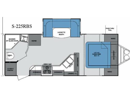 Floorplan - 2013 Cruiser Shadow S-225RBS