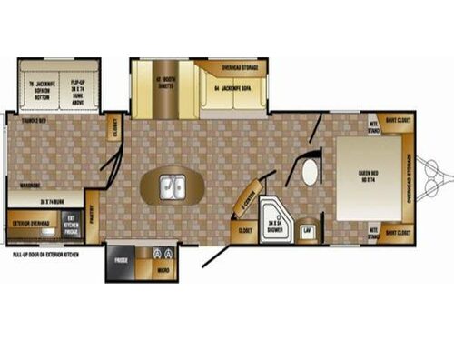 Zinger ZT33BH Floorplan