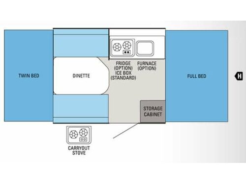 Floorplan - 2013 Jayco Jay Series Sport 8
