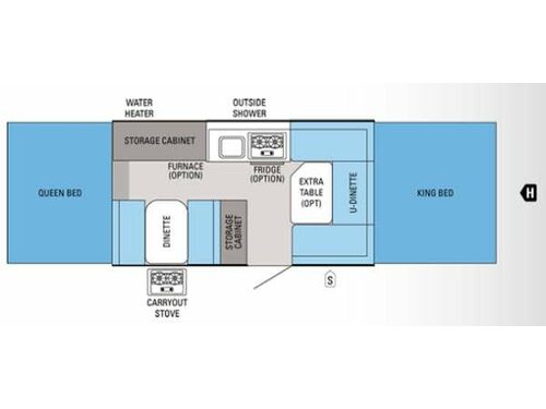 Floorplan - 2013 Jayco Jay Series 1207