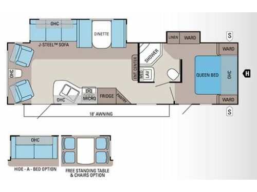 Floorplan - 2013 Jayco Jay Flight 29RLDS